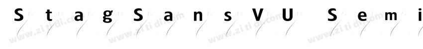 StagSansVU Semibold字体转换